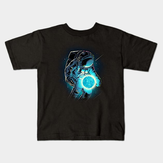 Blue Moon Kids T-Shirt by angoes25